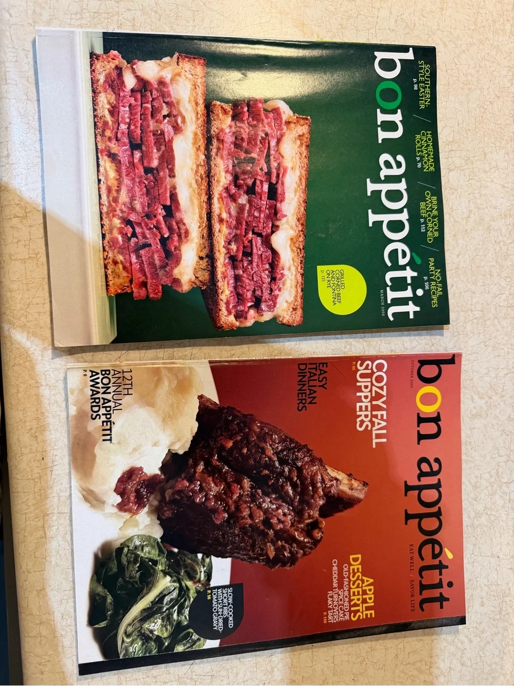 Bon Appétit November 2004 and 2008-11 Magazine Lot- Recipes Cooking Illustrated